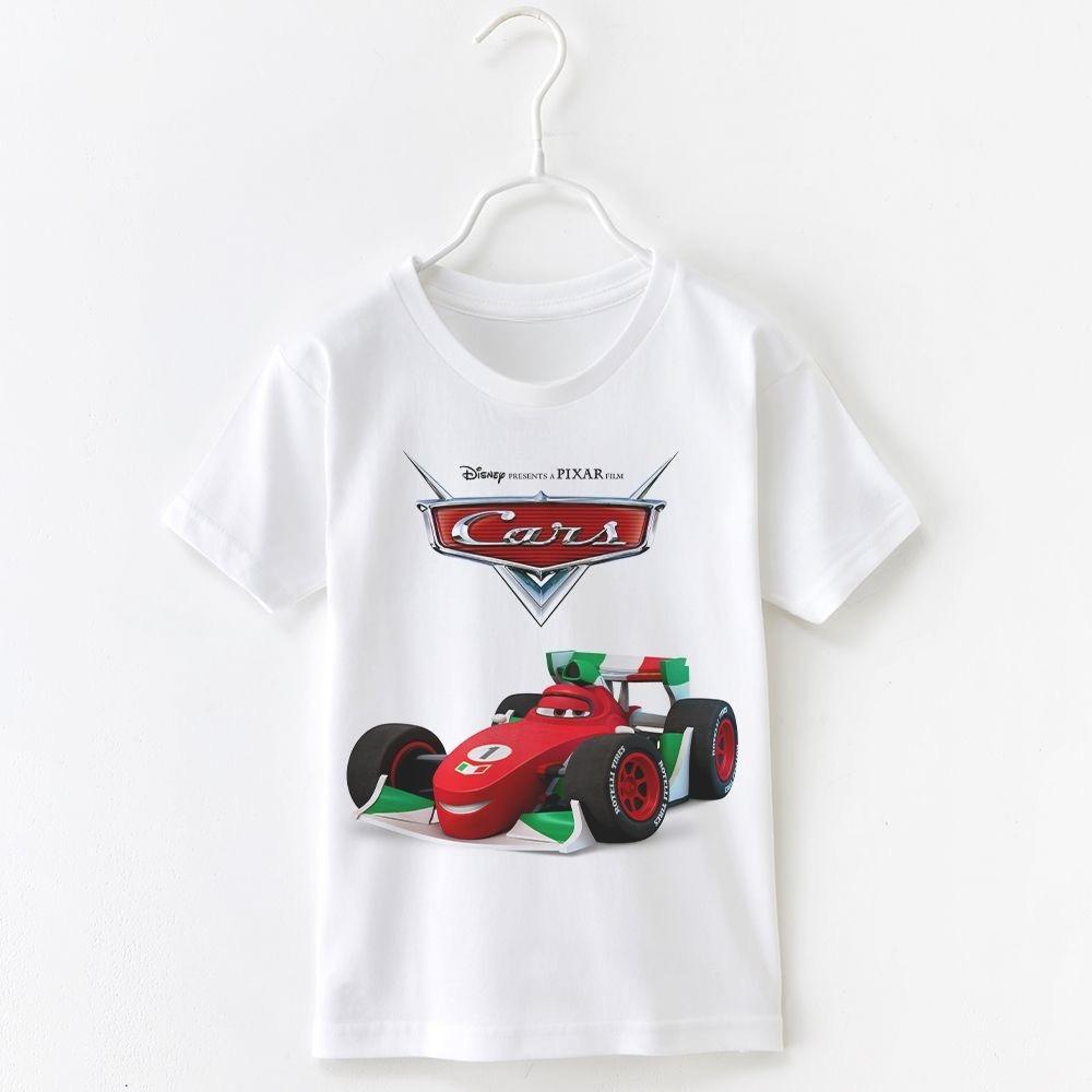 Graphic T-Shirt Lightning McQueen Cars 95 Hip Hop Vintage T-Shirt Harajuku Streetwear Cotton Summer Top T-Shirt Men Women Tee