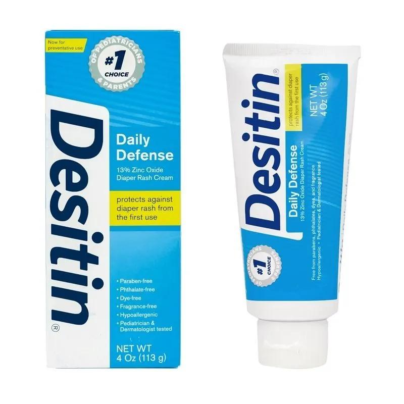 Desitin, Diaper rash cream, instant relief, multipurpose baby diaper dermatitis ointment with protective agent, 113 g