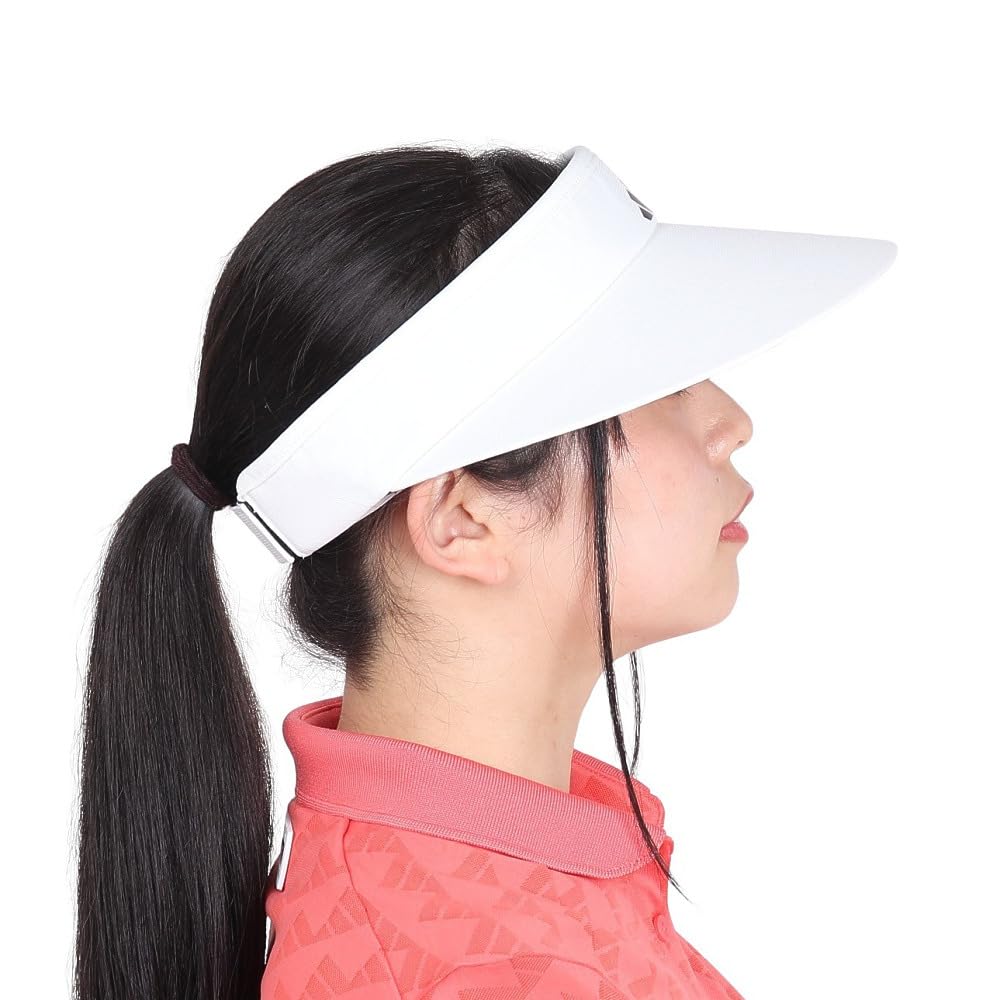 Adidas Golf Wide Brim Visor Golf White Cap, Women's,