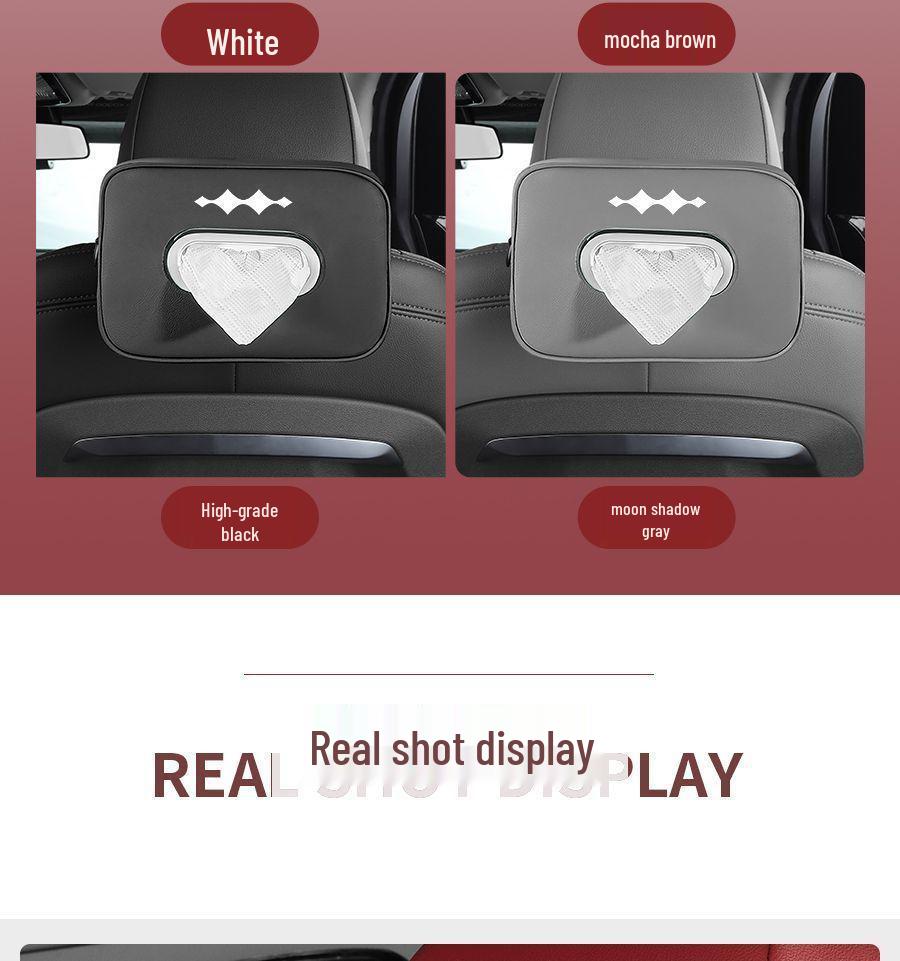BYD Fangbao 5 Leather Hanging Tissue Box for Car Interiors