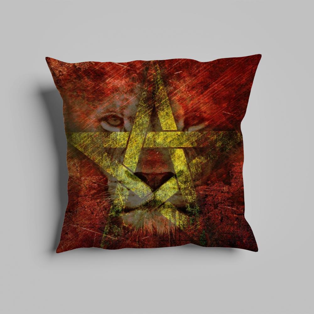 Pillow Case luxurious home office, sofa decorative Multi sized car seat cushions, pillowcases Morocco flag map logo