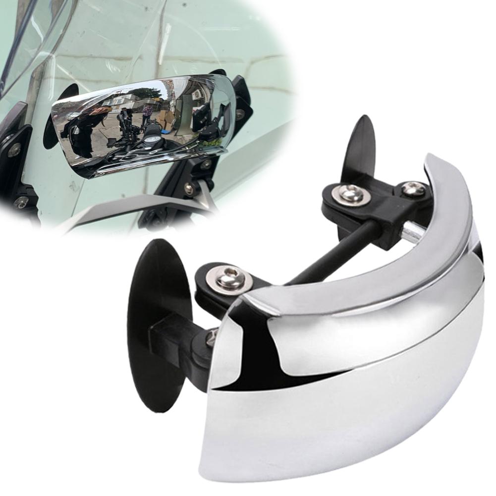 Motorcycle Modification Accessories - Reflective Mirror Full No With Blind Spots -180 View Mirror Degree V3G8
