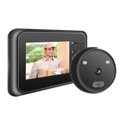 Cyfrowy wizjer do drzwi 2,4-calowy wyświetlacz TFT LCD Wizja nocna Foto Wideo Elektroniczny koci dzwonek do drzwi Kamera Domofon C22