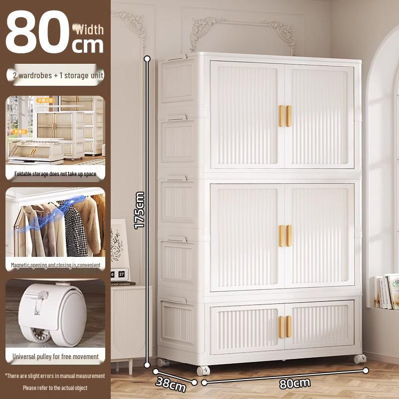 Younai Hängender Kleiderschrank für Kinder: Kleiderschrank für Babykleidung für das Schlafzimmer