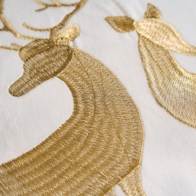 Reversible Plush Cushion Cover Christmas Designs Skin Friendly Fabric Home Office Decoration