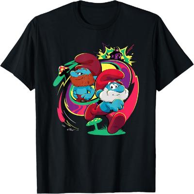The Smurfs Movie Papa Smurf and Ken Smurf T-Shirt