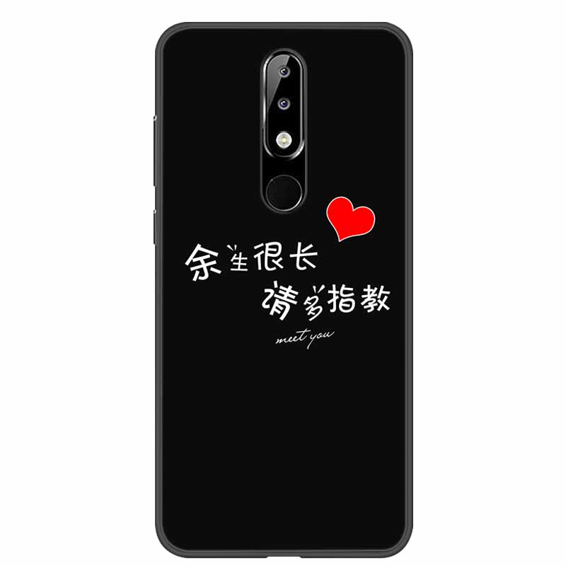 Per Nokia 6.1 Plus Custodia Adorabile Morbido Silicone Cartone Animato Gatto TPU Custodie per Telefono per Nokia X6 Copertura 6.1Plus Carina Coque per NokiaX6 Guscio