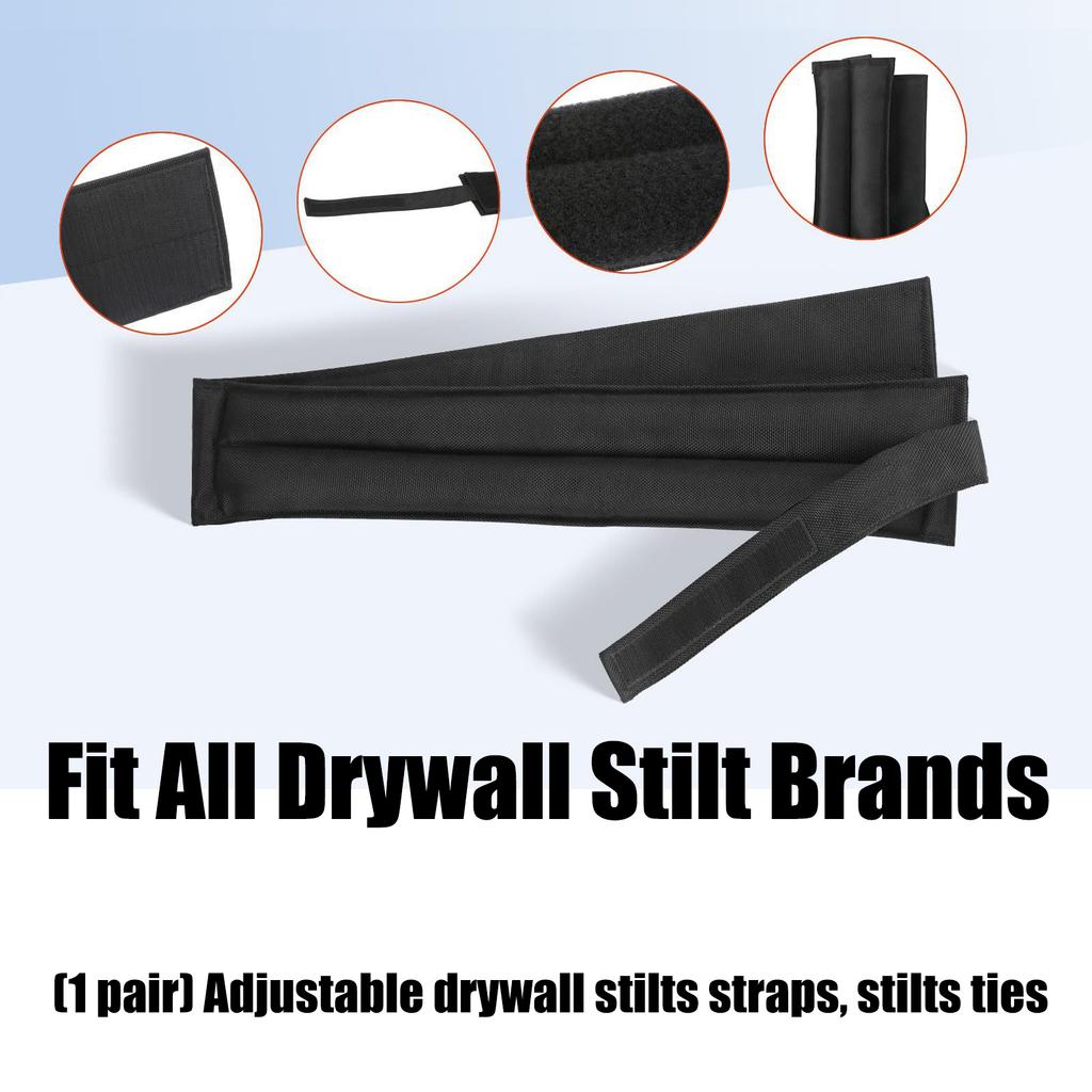Sticker Fastening Adjustable Drywalls Stilt Strap Prevent Over Tightening Alleviate Leg Numbness During Extended Use