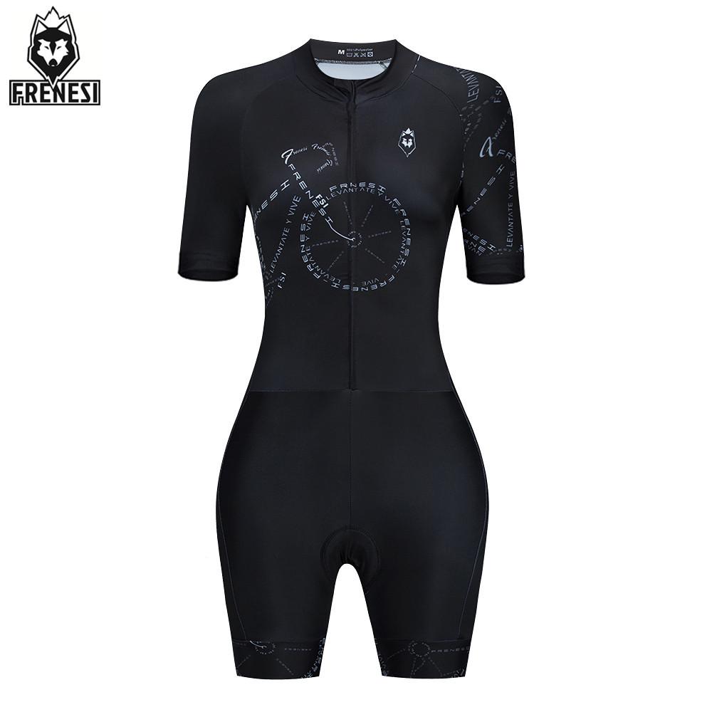 FRENESI Unisex Summer Cycling & Triathlon Short Sleeve Onesie