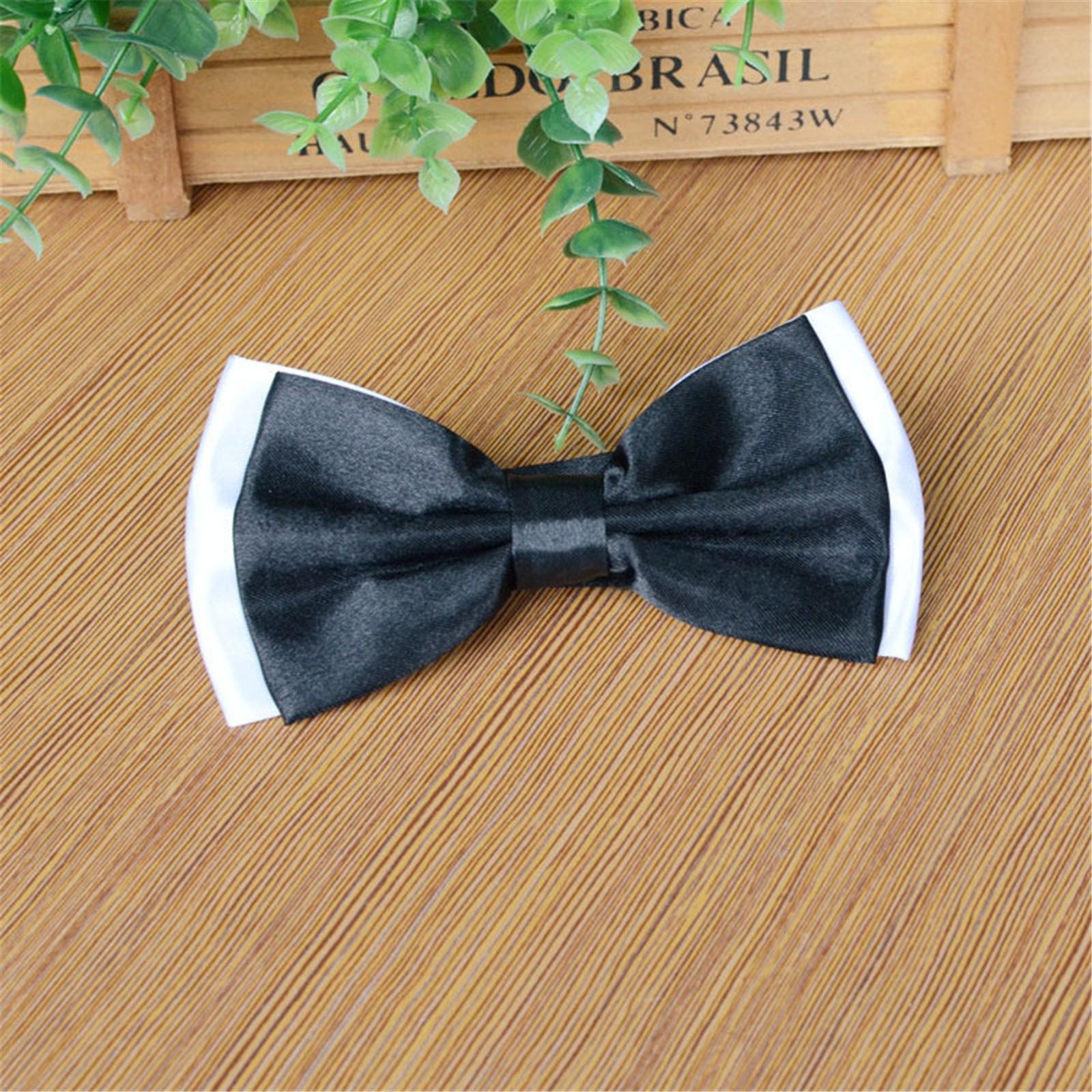 

[brisand] модный мужской и женский деловой деловой однотонный галстук-бабочка в стиле пэчворк One Size