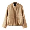 Elegante Chaqueta de Mujer para Otoño/Invierno con Lentejuelas y Cuentas: Diseño de Nicho de Moda Transfronteriza