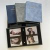 Mini Photo Album 64 Pockets 3-Inch PU Leather Cover Photo Book Commemorative Photo Insert Style Star Album Small Card Storage