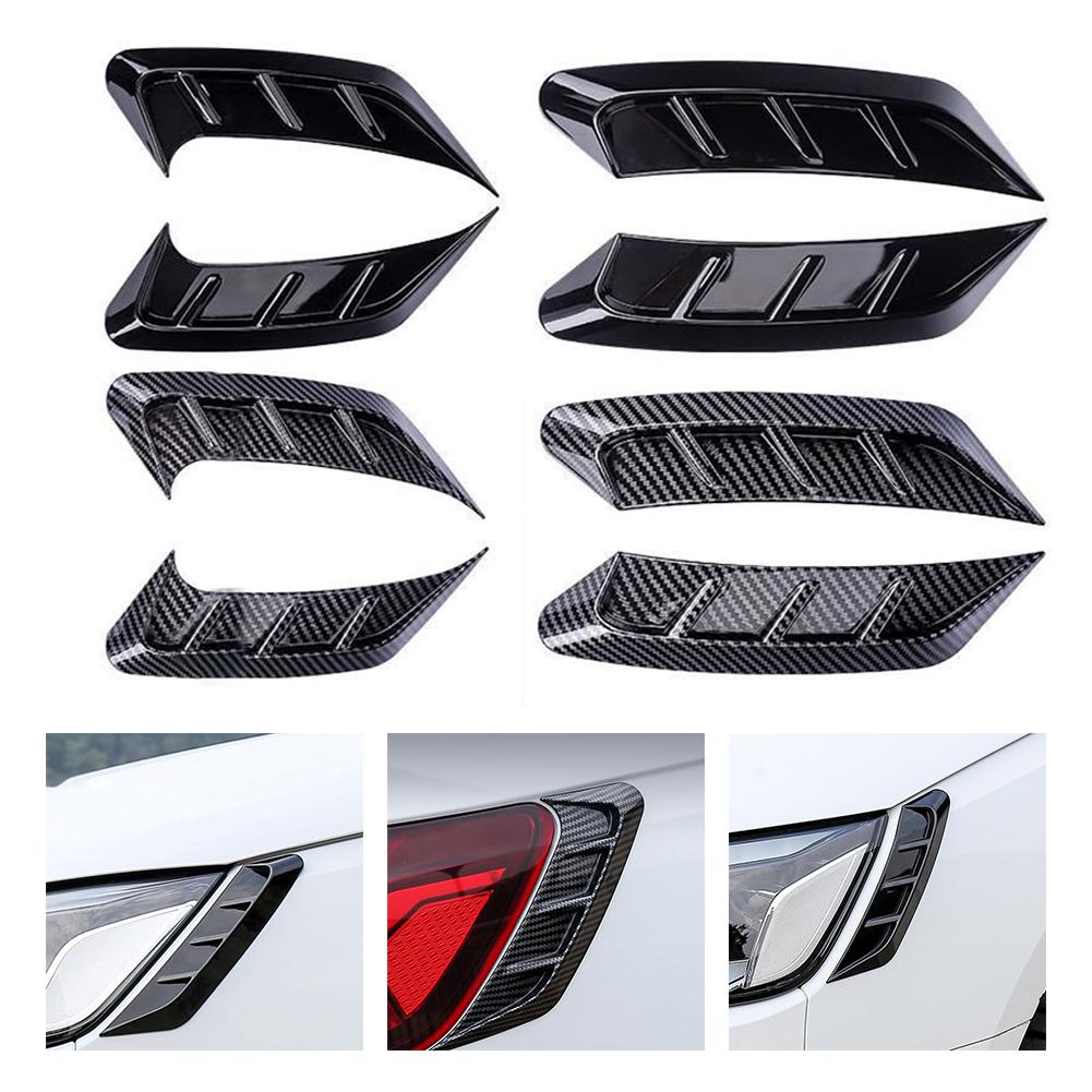 01 Car Headlight Eyebrow Eyelids Stickers Trim Cover Light Eyelid Eyebrow Stickers Multifunctional Car Light Eyebrow Cover