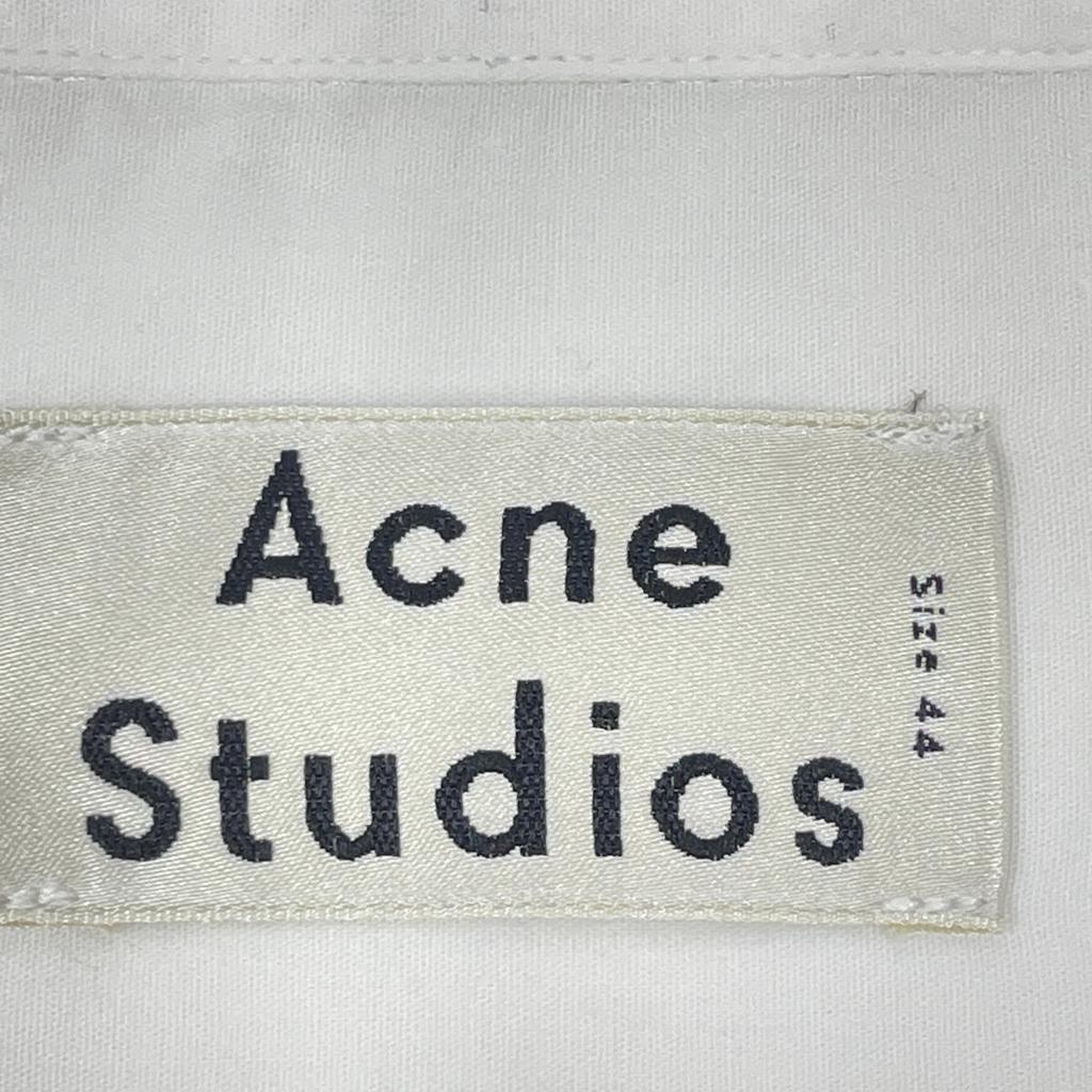 Acne Studios BB0044 White 100% Cotton ATLENT NEW SOFT POP Shirt Tops 44 whiteUsed