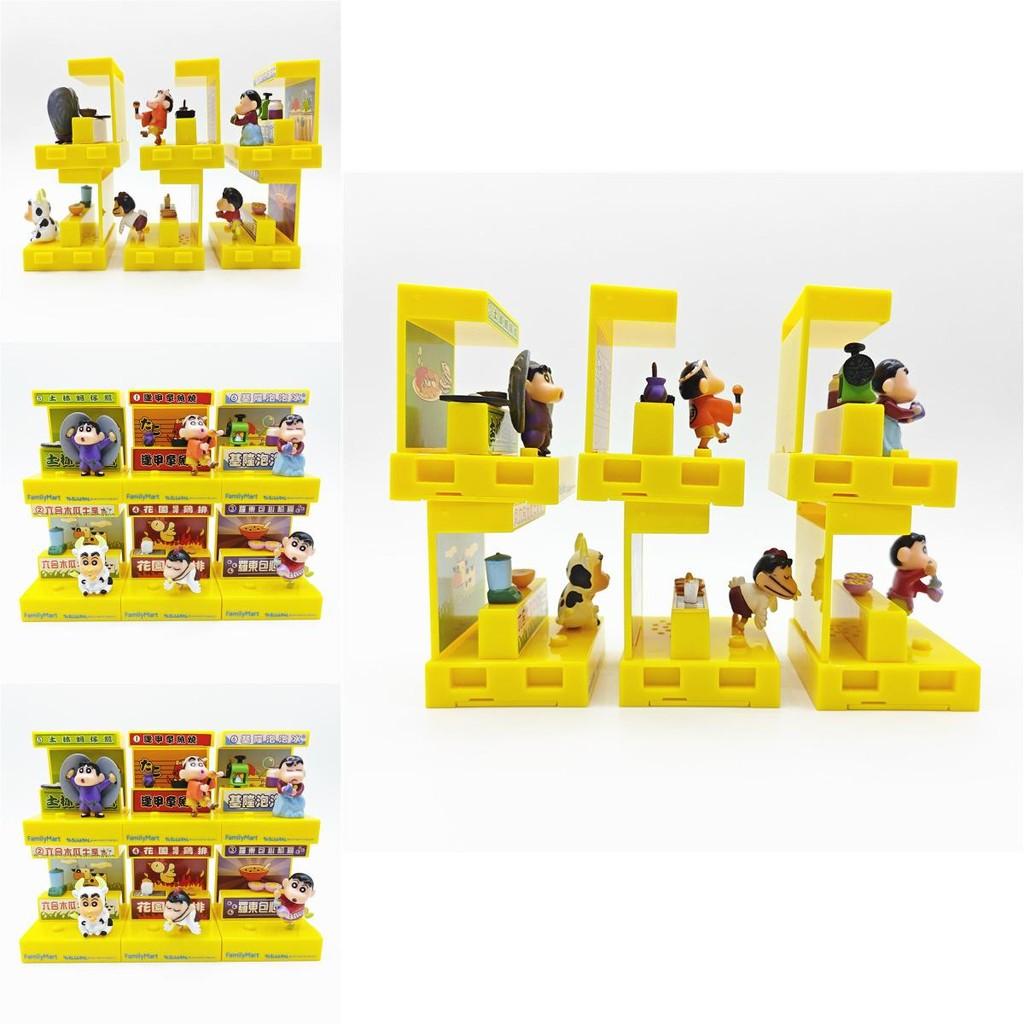 Adorable Crayon Shinchan Night Market Life Pvc Figurines For Collectors And Fans