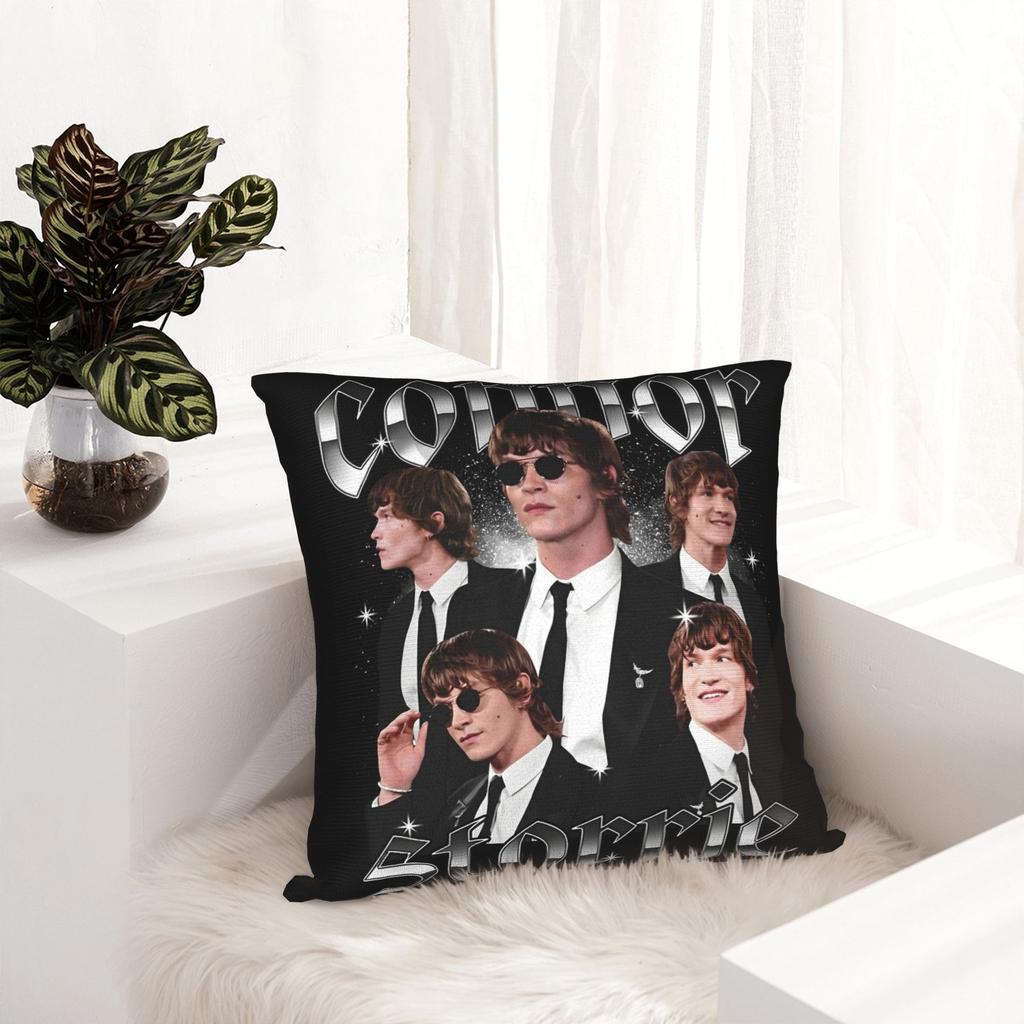 Connor Storrie Kissenbezug Bedruckter Polyester-Kissenbezug Geschenk Wurfkissenbezug Zuhause Mit Reißverschluss