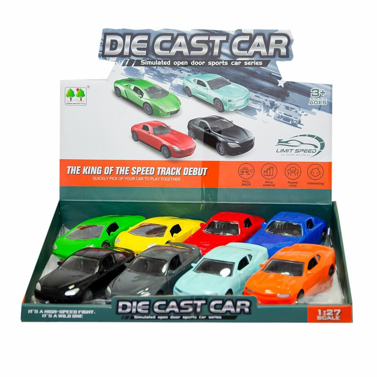

932-1 Display Metal Çek Bırak Araba - Can-Em Oyuncak
