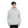 Anta Champion Outdoor Series Solid Color Zipper Hooded Comfortable Breathable Versatile Casual Cotton Jacket Men Jacket Sangma-Gray 152510803-1