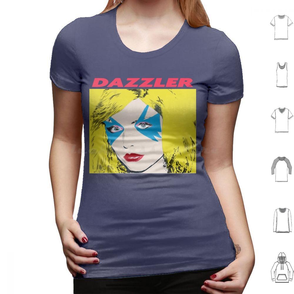 Dazzler T Shirt Big Size 100 Cotton Superhero Pop Star Star Album Cover Mash Up Pulp2pixel Mutant Dazzler X Men 1980 S