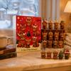 Holiday Hanging Ornaments Highland Cow Christmas Advent Calendar with 24 Acrylic Ornaments, Festive Countdown Box for Tree Decor And Seasonal