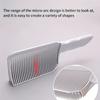 1pc Professional Heat-Resistant Fade Comb for Men - Flat-Top Haircutting Comb with Ergonomic Handle, Durable Plastic Design for Dry Hair Styling