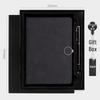 Custom Logo A5 Leather Notebook with Buckle for Business Meetings