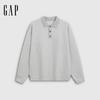 GAP Unisex Polo Collar Brushed Sweatshirt