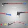 10Pcs Standard Auto Fuse Stand Replacement Fuse Tap Adapters jumpers Car Fuse Holder with Standard Low Profile Fuse