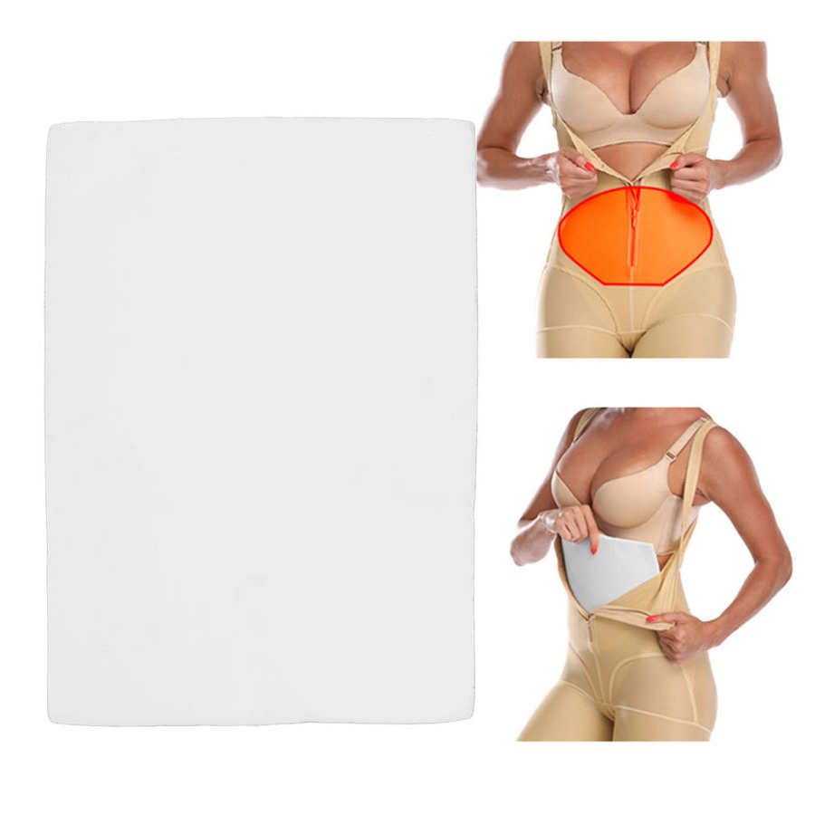 3 Stück Lipo Schaum Postoperative Kompressionsplatte Extra Weich Abdominale Fettabsaugung Erholung Taille Abdomen Bauch Flachmachendes Schaumpad