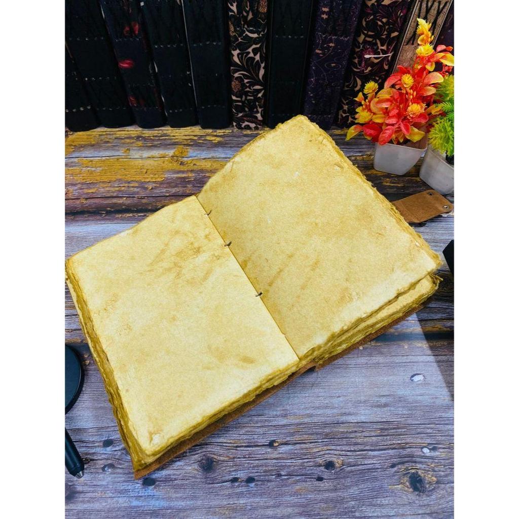 Leather Journal Notebook -Sketchbook Journal Diary Writing Journal Handmade Rustic Paper