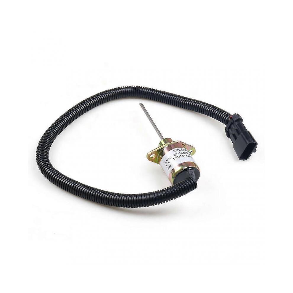 Engine Fuel Shut Off Stop Solenoid 12v for Kubota V2203-di/ Carrier Vector 1800 p202411261005