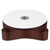[Tekdeere]Width 38mm Solid Brown Grosgrain Ribbon, Perfect for Gift Wrapping, Sewing, Hair Accessories, Wedding Decorations - 91m/roll
