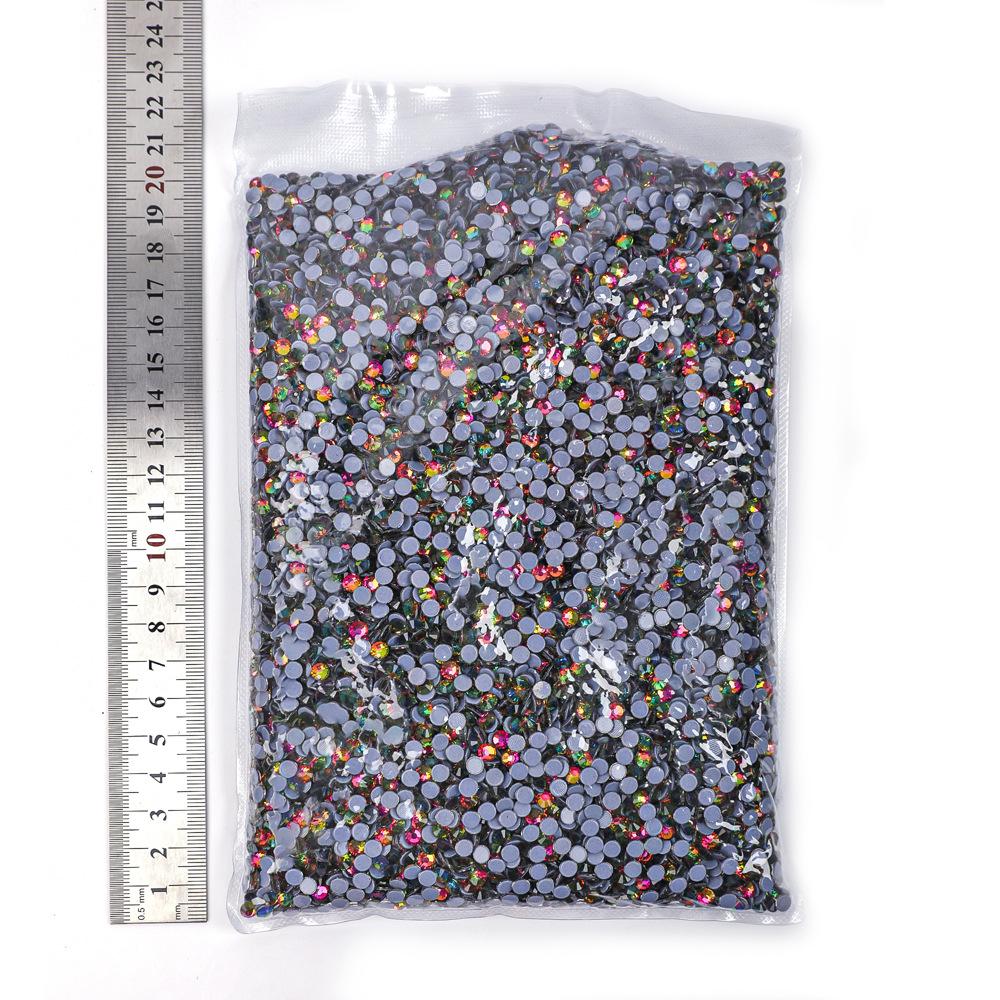 Weichen Imitation Austrian Hot Diamond Big Bag, Grid Glue Glass Rhinestone Hot Melt Glue Bottom Drill Clothing Accessories