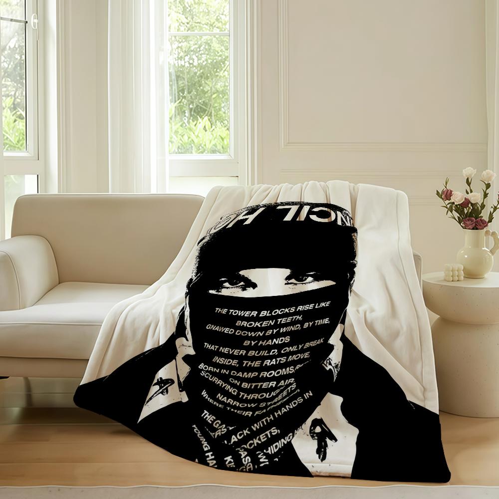 Hot Singer E Esdeekid Rebel Blanket Warm Soft Suitable For Bedroom Sofa Bed Living Room Office Travel Camping Gifts