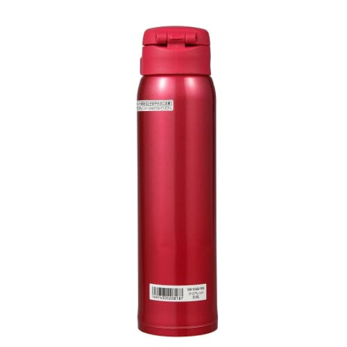 Zojirushi (ZOJIRUSHI) 600ml Stainless Steel Water Bottle, Clear Red, Lightweight, SM-SA60-RW