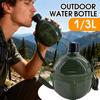 Wasserflasche Sport Aluminium Bergsteigen Camping Student Feldflasche Große Kapazität Militärtraining Wasserflasche