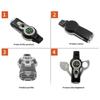 7 in 1 LED Light Whistle Thermometer Compasses Outdoor Survival Emergencies Tool