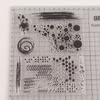 Bubbles Net Frame Transparent Silicone Clear Stamps Seal for DIY Scrapbooking Album Paper Card Water Droplet