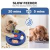 Spielzeug, Leckfuttertablett, Futter verstecken, Haustierspielzeug, Lindert Langeweile, Training, Intelligenz, Slow Food Tray, Abschließbare Hundekiste