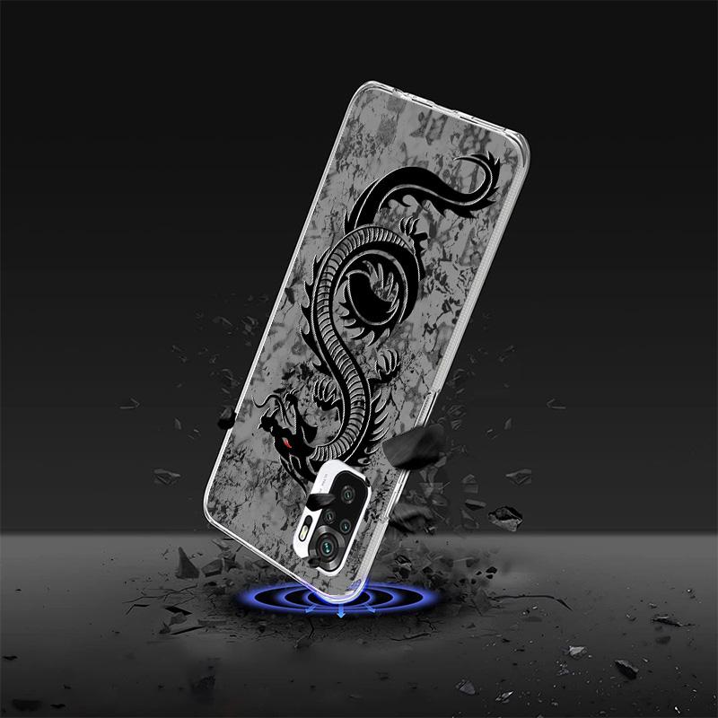 Asian Dragons Animal Tattoo Phnoe Case for Phnoe Case for Xiaomi Redmi Note 15 14 14S 13 Pro Plus 12 12S 11S 11E 10S 10 11T 5G U