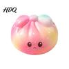 Sensory Fidget Toys for Kids Colorful Bun Squeeze Toy Soft Cute Christmas Stocking Stuffers Children Stress Relief Toy Adults Anxiety Reducer Travel