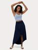 Chic Summer Women's Irregular Drape A-line Long Skirt - European & American Fashion