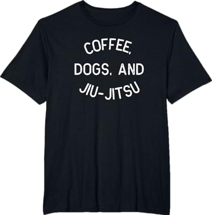 Coffee Dogs Jiu Jitsu for BJJ Jujitsu Gift Unisex T-Shirt S