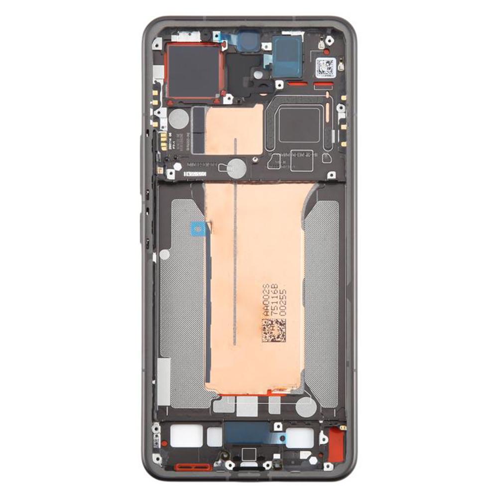 

For Xiaomi 15 Pro Middle Plate Frame (A-Side) Repair Part (Without Logo) Silver
