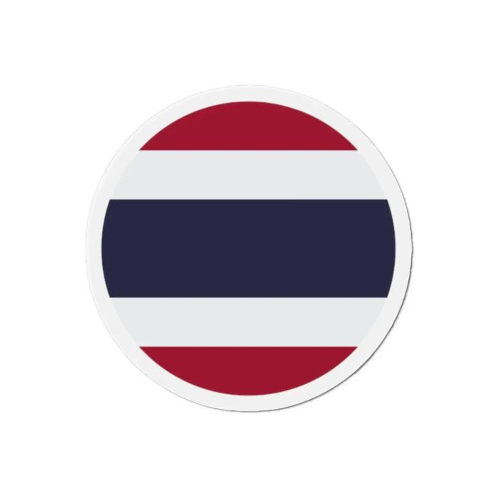 Aimant Rond - Thaïlande - 7 cm - Multicolore - 50 pièces - Résine synthétique