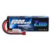 Zeee 2S LiPo 8000mAh 7.4V 100C High Capacity Battery for 18 and 110 Scale RC Cars, Radio Controlled Products, Drones, Etc. (T-Plug Included)