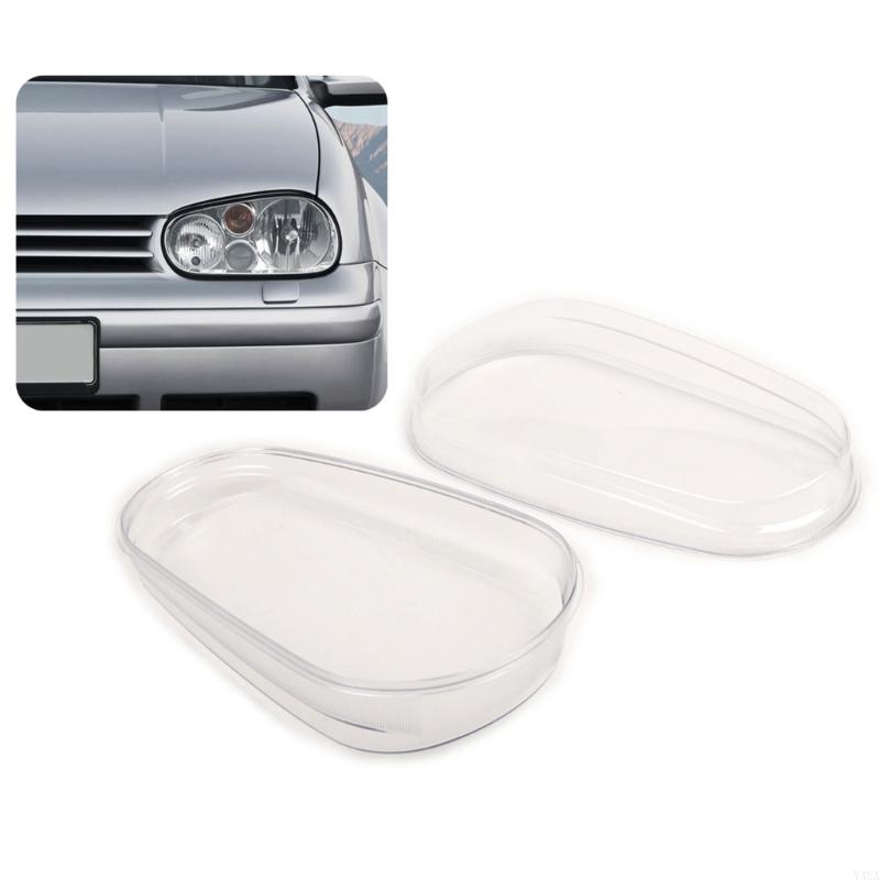 Y4UA Pair Headlamp Cover Shell Automotive Accessories 1J0941017C for Mk4 Golf China Mainland
