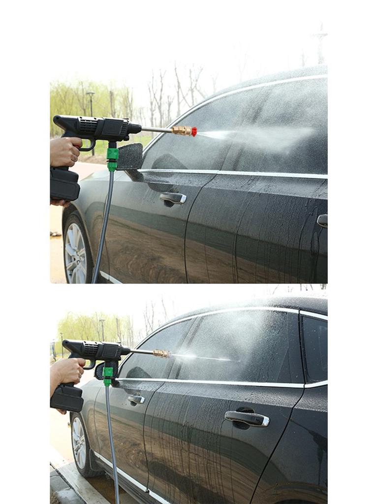Pistol electric de spălare auto cu presiune înaltă fără fir cu baterie reîncărcabilă
