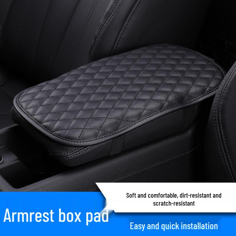 Capa de Almofada para Apoio de Braço Central de Couro para Carro