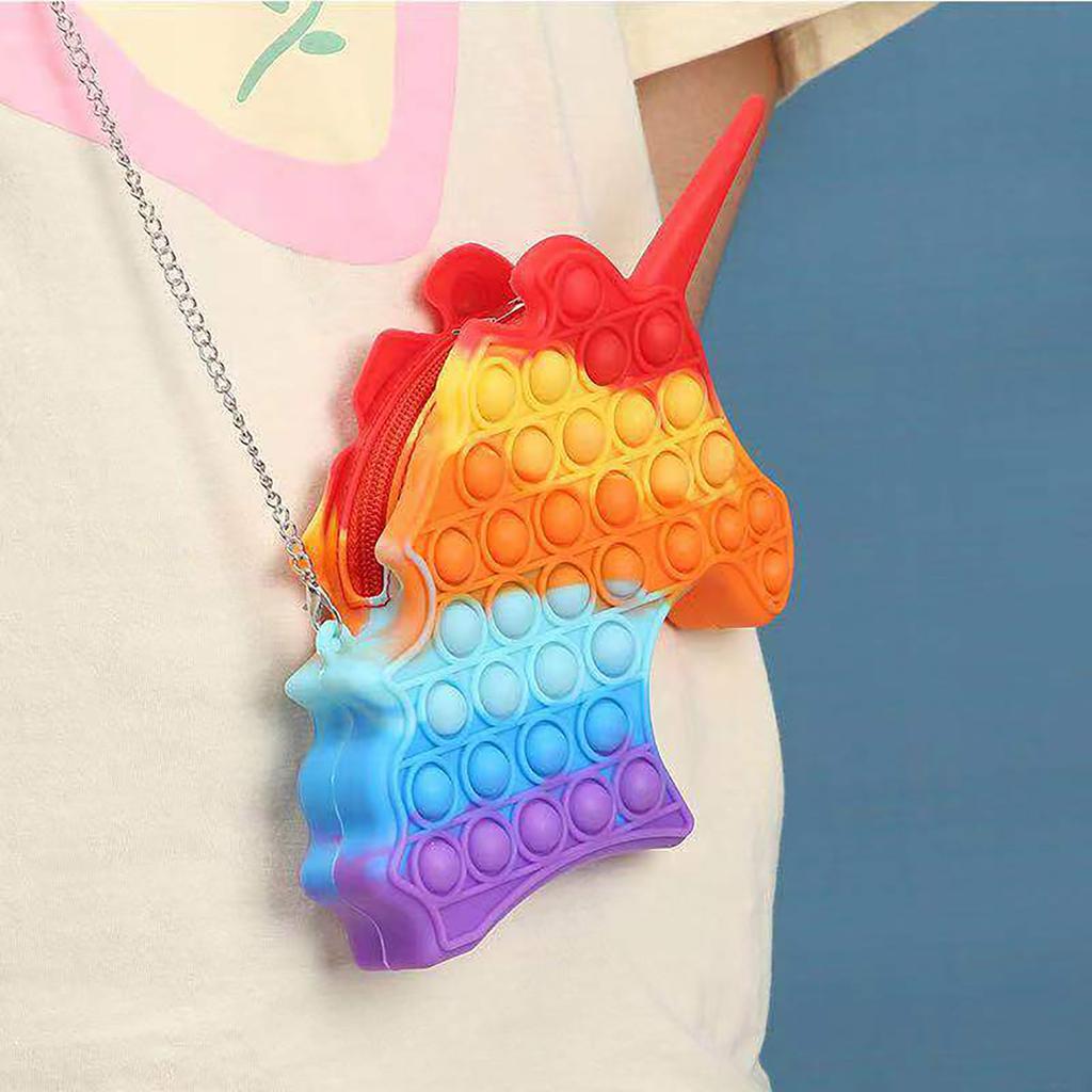 Empurre o saco do pendente do brinquedo, brinquedos do alívio do esforço do brinquedo da bolha para crianças adultas